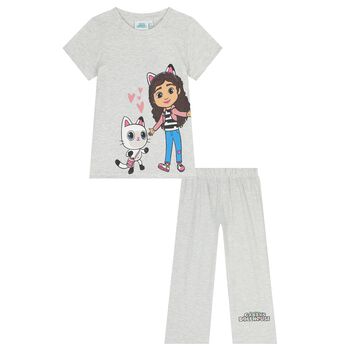 Girls Grey Gabby's Dollhouse Pyjamas